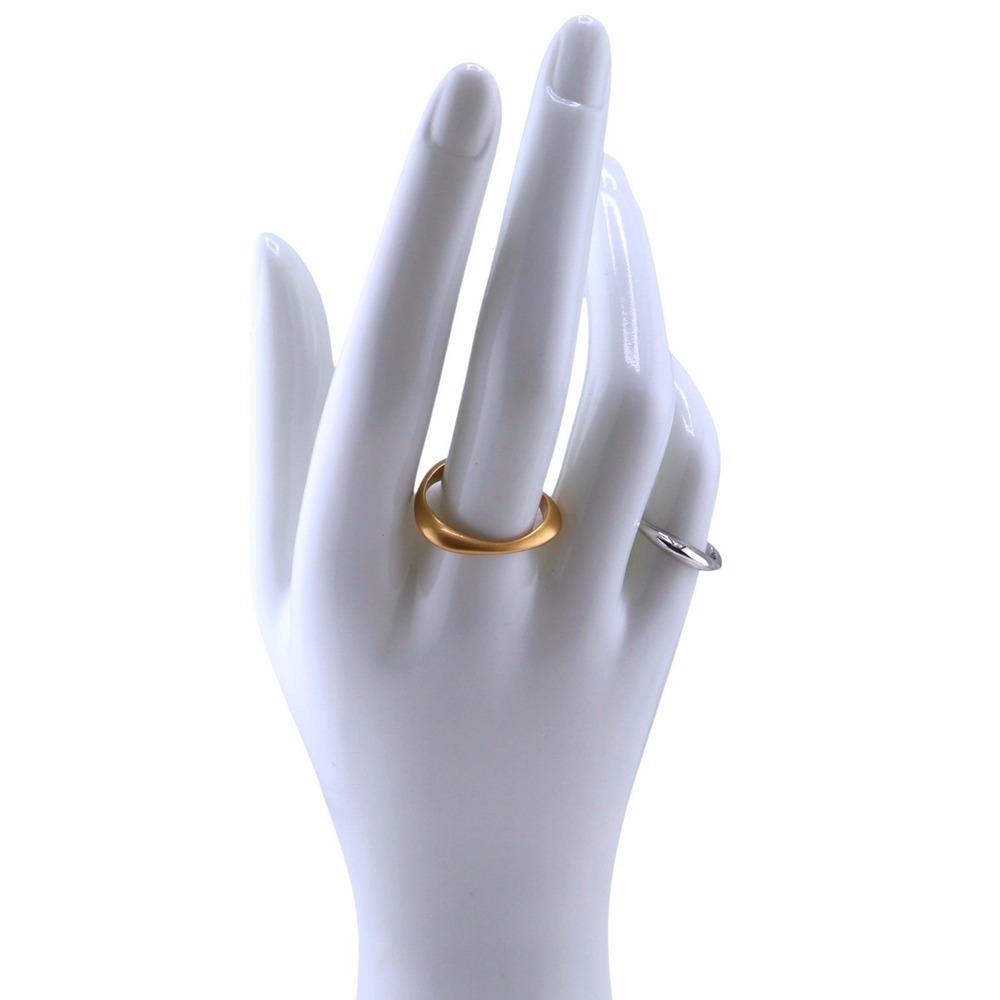 Lia Sophia Mixed Metal Wave Band Ring Set Stackable Gold Silver Size 9 NWT